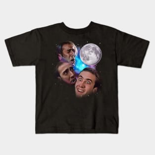 Nic Cage Howl at the Moon Kids T-Shirt